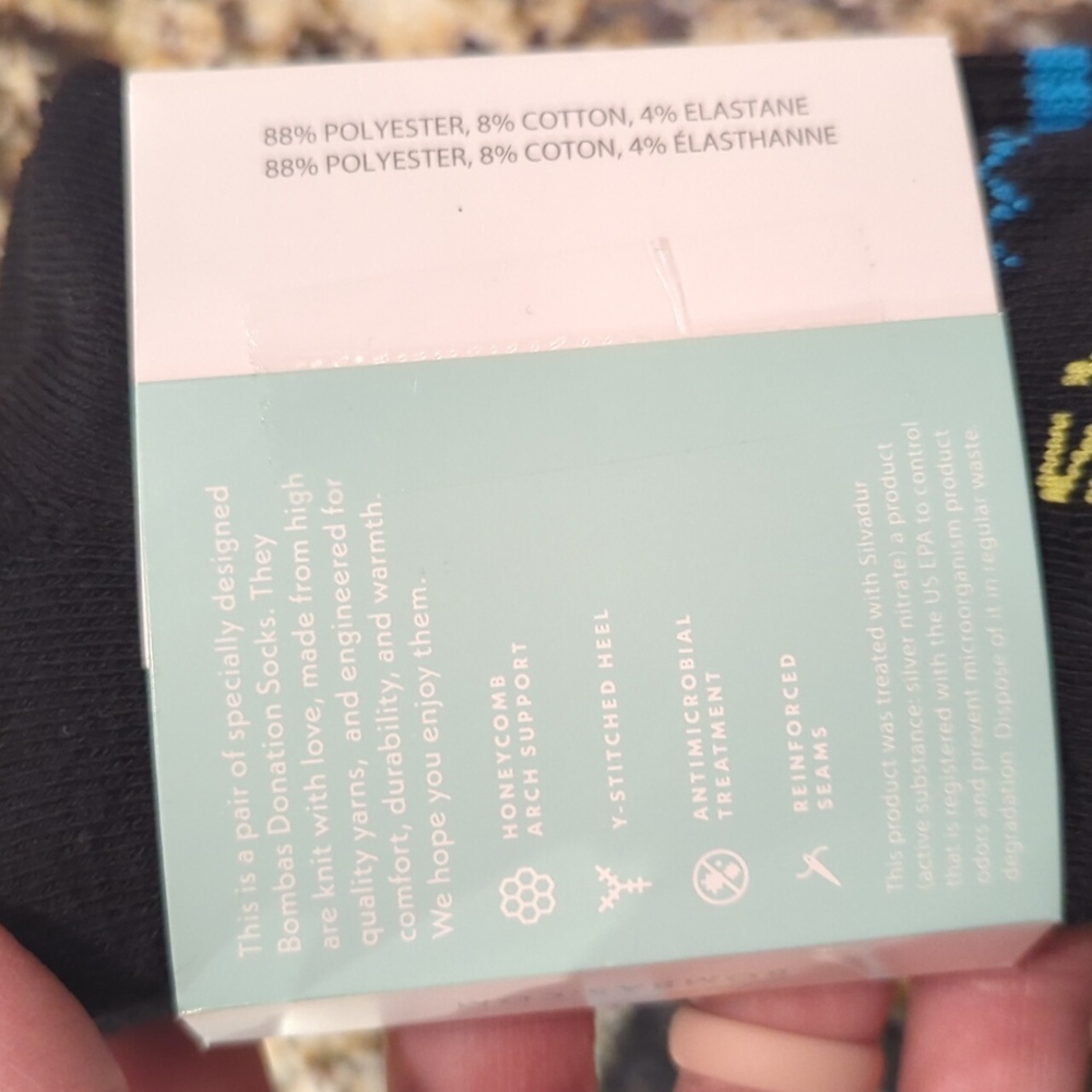 Youth XS Bombas Lot 5 Tall - Picture 7 of 7